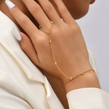 Load image into Gallery viewer, Creative Butterfly Link Chain Bracelet Connected Finger Ring Bangle