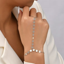 Load image into Gallery viewer, Creative Butterfly Link Chain Bracelet Connected Finger Ring Bangle