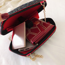 Load image into Gallery viewer, Creative Ladies Glitter Diamond Shaped Shoulder Messenger Bag Casual