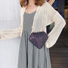 Load image into Gallery viewer, Creative Ladies Glitter Diamond Shaped Shoulder Messenger Bag Casual