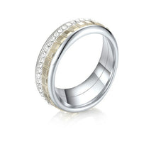 Load image into Gallery viewer, Gear Rings Stainless Steel Ring Set Femme Combination - Sophornlilly