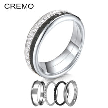 Load image into Gallery viewer, Gear Rings Stainless Steel Ring Set Femme Combination - Sophornlilly