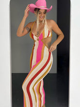 Load image into Gallery viewer, Crochet Maxi Dress Women Cut Out Sexy Beach Halter Backless Summer