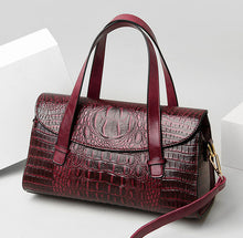 Load image into Gallery viewer, Crocodile Luxury Leather Handbag Vintage
