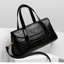 Load image into Gallery viewer, Crocodile Luxury Leather Handbag Vintage
