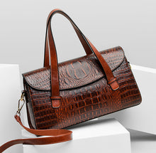 Load image into Gallery viewer, Crocodile Luxury Leather Handbag Vintage