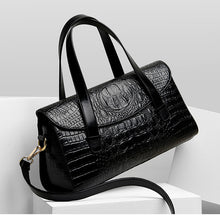 Load image into Gallery viewer, Crocodile Luxury Leather Handbag Vintage