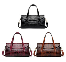 Load image into Gallery viewer, Crocodile Luxury Leather Handbag Vintage