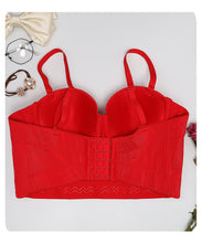 Load image into Gallery viewer, Cropped Top Vintage Clothes Mesh Party Bustier Tank Top Harajuku Women