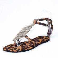 Load image into Gallery viewer, Crystal Buckle Pinched Toes Women's Platform Sandals Shoes for Women - Sophornlilly