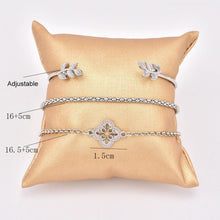 Load image into Gallery viewer, Crystal Infinity Shell Multi layer Chain Bracelet Women 3 Pcs Women - Sophornlilly