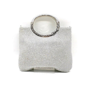 Crystal diamond elegant clutch women bridal wedding wallet purse