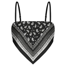 Load image into Gallery viewer, Cut Out Black Backless Straps Sleeveless Bandage Crop Tops for Women - Sophornlilly