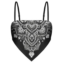 Load image into Gallery viewer, Cut Out Black Backless Straps Sleeveless Bandage Crop Tops for Women - Sophornlilly
