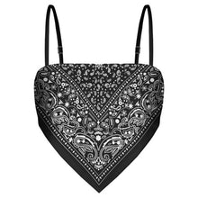 Load image into Gallery viewer, Cut Out Black Backless Straps Sleeveless Bandage Crop Tops for Women - Sophornlilly