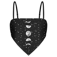 Load image into Gallery viewer, Cut Out Black Backless Straps Sleeveless Bandage Crop Tops for Women - Sophornlilly