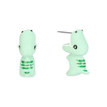 Load image into Gallery viewer, Cute Animal Bite Earring Polymer Clay Studs 3D Clay Earrings Handmade