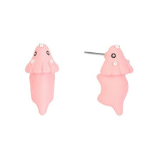Load image into Gallery viewer, Cute Animal Bite Earring Polymer Clay Studs 3D Clay Earrings Handmade