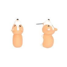 Load image into Gallery viewer, Cute Animal Bite Earring Polymer Clay Studs 3D Clay Earrings Handmade