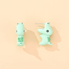 Load image into Gallery viewer, Cute Animal Bite Earring Polymer Clay Studs 3D Clay Earrings Handmade