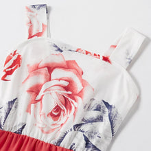 Load image into Gallery viewer, Cute Dress Mommy and Daughter Matching Clothes Fish Tail Floral Print
