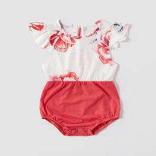 Load image into Gallery viewer, Cute Dress Mommy and Daughter Matching Clothes Fish Tail Floral Print