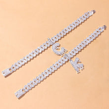 Load image into Gallery viewer, Cute Miaimi A Z Alphabet Anklet Braclet on the Leg Crystal