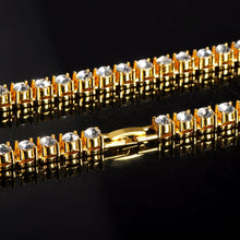 Load image into Gallery viewer, D&amp;Z 1 set 13 MM Cuban Chain 5 MM Tennis Chain Bling Iced Out