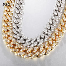 Load image into Gallery viewer, D&amp;Z New 21mm Iced Out Baguette Prong Cuban Link Chain&amp; Necklace Box