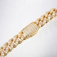 Load image into Gallery viewer, D&amp;Z New 21mm Iced Out Baguette Prong Cuban Link Chain&amp; Necklace Box