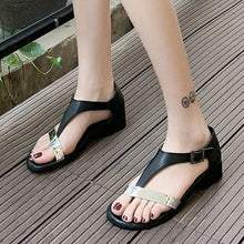 Load image into Gallery viewer, Newest Women's Sandals Fashion Women Clip Toe Flat Bottom Haps - Sophornlilly