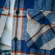 Load image into Gallery viewer, Women's New Jacket Casual Fashion Woolen Jacket Plaid Shirt