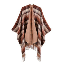 Load image into Gallery viewer, Women&#39;s Warm Jacket Shawl Wrap Cape Woolen Coat Winter