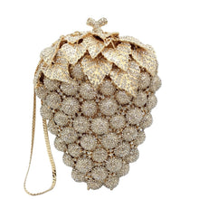 Load image into Gallery viewer, New design clutch evening bags women purse Grape shaped