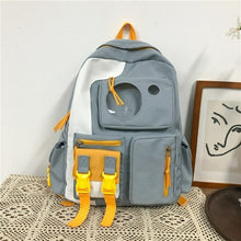 Load image into Gallery viewer, New Contrast Color Waterproof Nylon Women Backpack Female Multi