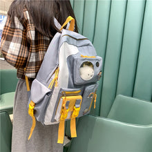 Load image into Gallery viewer, New Contrast Color Waterproof Nylon Women Backpack Female Multi