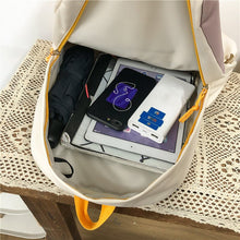 Load image into Gallery viewer, New Contrast Color Waterproof Nylon Women Backpack Female Multi