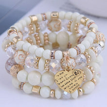 Load image into Gallery viewer, Bohemian Multicolor Crystal Beads Rope Bracelets