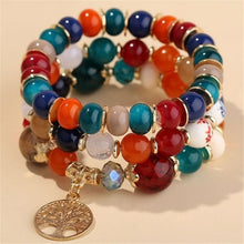 Load image into Gallery viewer, Bohemian Multicolor Crystal Beads Rope Bracelets