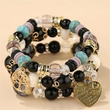 Load image into Gallery viewer, Bohemian Multicolor Crystal Beads Rope Bracelets