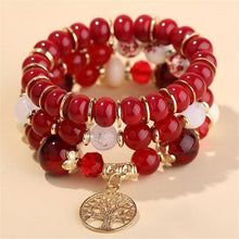 Load image into Gallery viewer, Bohemian Multicolor Crystal Beads Rope Bracelets