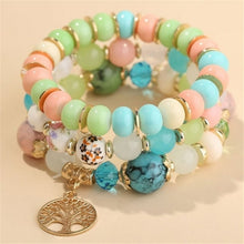 Load image into Gallery viewer, Bohemian Multicolor Crystal Beads Rope Bracelets
