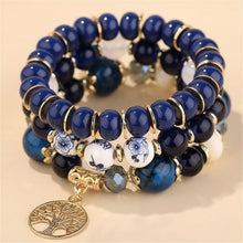 Load image into Gallery viewer, Bohemian Multicolor Crystal Beads Rope Bracelets