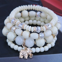 Load image into Gallery viewer, Bohemian Multicolor Crystal Beads Rope Bracelets