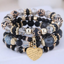Load image into Gallery viewer, Bohemian Multicolor Crystal Beads Rope Bracelets