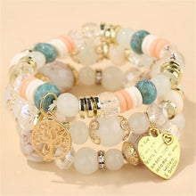 Load image into Gallery viewer, Bohemian Multicolor Crystal Beads Rope Bracelets