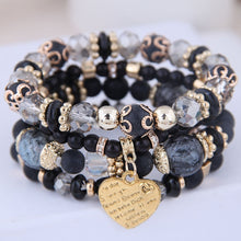 Load image into Gallery viewer, Bohemian Multicolor Crystal Beads Rope Bracelets