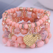 Load image into Gallery viewer, Bohemian Multicolor Crystal Beads Rope Bracelets