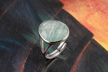 Load image into Gallery viewer, real 925 sterling silver gemstone rings natural amazonite - Sophornlilly
