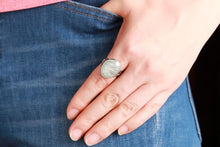 Load image into Gallery viewer, real 925 sterling silver gemstone rings natural amazonite - Sophornlilly